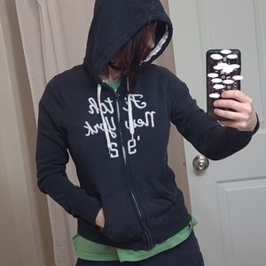 Ambercrombie fitch hoodie distressed with original hoodie string